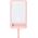 Φορητός φορτιστής USAMS XM Series CD219 10000mAh Μαγνητικός Ασύρματος ροζ