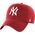 Καπέλο 47 Brand New York Yankees MLB Clean Up B-RGW17GWS-RZ Κόκκινο One size
