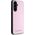 Etui Karl Lagerfeld Saffiano Metal Logo  do Samsung Galaxy A56 różowy