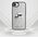 Etui Karl Lagerfeld Fixed Glitter Ikonik Metal Pin do iPhone 16e srebrny