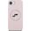 Etui Karl Lagerfeld Silicone             Karl&Choupette Heads MagSafe do iPhone 16e różowy