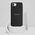 Etui Guess Grained Ring MagSafe do       iPhone 16e czarny