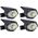Lampa solarna ogrodowa / uliczna na słup 100W 129 LED RC-K-1328