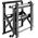 Hagor HAGOR VWH-4 videowall-mount pop-out system fineadjustment depht width height weight max 85kg - 1625