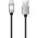 Techly ICOC MU2AC-020-AL kabel USB USB 2.0 2 m USB A USB C Czarny, Szary