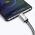 Techly ICOC MU2AC-020-AL kabel USB USB 2.0 2 m USB A USB C Czarny, Szary