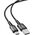 Kabel USB Acefast USB-A - USB-C 1.2 m Czarny (6974316280545)