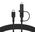 Belkin BOOST CHARGE 2-in-1 Cable USB-C/Lig.1,5m sw.CAC003hq1.5MBK