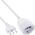 Καλώδιο επέκτασης ρεύματος InLine® Schutzkontakt ITALIEN Stecker L / Buchse F, λευκό, 3μ