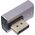 InLine® DisplayPort 1.4 Adapter, DisplayPort St/ Bu, 90° κάθετα δεξιά, 8K UHD