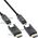 Καλώδιο InLine® HDMI AOC, Ultra High Speed HDMI, 8K4K, Αποσπώμενο βύσμα, 80m