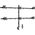InLine® Επιτραπέζια βάση, για 6x LCD-/LED-οθόνη έως 81cm (32"), μέγιστο βάρος 7kg