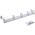 Πάνελ διαχείρισης καλωδίων InLine® 19", 5 πλαστικοί βραχίονες οριζόντια, RAL 7035, γκρι