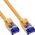 Καλώδιο Patch InLine® Slim, Cat.6A, S/FTP, TPE (LSZH) ευέλικτο, PoE, κίτρινο, 25m