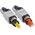 InLine® RJ45 Βύσμα Cat.6A 500MHz, πεδίο συναρμολόγησης, θωρακισμένο