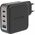 Swissten Travel Charger GaN 3x USB-C PD 100W / USB-A 18W QC