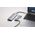 Swissten 8in1 USB-C Hub Aluminium USB-C 100W / HDMI 4K / LAN RJ45 / 2x USB-A / USB-C / SD / MICRO SD