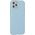 Mocco Soft Cream Silicone Back Case for Apple iPhone 12 Mini Blue