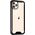 Mocco Acrylic Air Case Silicone Case for Apple iPhone 12 Pro Max Transparent-Black