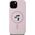 Case Karl Lagerfeld Silicone Karl&Choupette MagSafe for iPhone 15 Plus pink