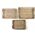 Komplet 3 Tac 56x40xh8cm/50x34xh7cm/45x29xh6cm Lumarko!
