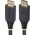 StarTech HDMI2-CABLE-GRIP-3F kabel HDMI 0,9 m HDMI Typu A (Standard) Czarny