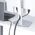 StarTech HDMI2-CABLE-GRIP-3F kabel HDMI 0,9 m HDMI Typu A (Standard) Czarny