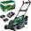 Kosiarka akumulatorowa Bosch Bosch cordless lawn mower AdvancedRotak 36V-40-650, 36Volt (green/black, 2x Li-ion battery 2.0Ah, POWER FOR ALL)