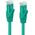 MicroConnect CAT6A UTP 0.3m Green LSZH