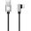 Techly ICOC MU2AC9-005-AL kabel USB USB 2.0 0,5 m USB A USB C Czarny, Szary