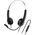 Genius HS-220U AI, słuchawki z mikrofonem, przewodowaczarna, 2.0, zamykane, USB - C