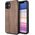 Mercedes Mercedes MEHCN61VWOLB iPhone 11 hard case brązowy/brown Wood Line Walnut