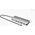 I-TEC USB-C Metal NanoDock 2xHDMI 1xUSB-C Video 1xGLAN 1xAudio/Mic 1xSD/microSD 1xUSB 3.2 3xUSB-C 3.2 Gen2 2xUSB 2.0 PD140W+charger