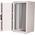 Szafa Roline ROLINE Netzwerkschrank Basic 48,26cm 19Zoll 22 HE 600x600 BxT Glast�r grau