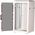 ROLINE Netzwerkschrank Pro 48,26cm 19Zoll 22 HE 600x600 BxT Glast�r grau