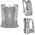 Plecak turystyczny Nils Extreme NC1797 12 l Szary