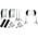 Zestaw studyjny Xrec Zestaw 10w1 2x Lampa Led 1600w 3000-6500k Pilot Softbox 50x70 Statyw 230 / 2x Led803