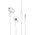 Słuchawki Jellico JELLICO słuchawki przewodowe EP3A JACK 3.5MM z mikrofonem 1.2M Biały standard