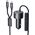 Ładowarka samochodowa Mcdodo CC-0370, USB-C, Lightning, 120W, chowane kable