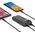 RivaCase POWERBANK 20.000 MAH USB-C 20W LCD, 1X WE/WY USB-C PD 20W, 2X USB-A QC 3.0 18W, CZARNY