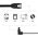 SATA - SATA, 0.4m, Czarny (AK121A)