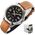 Zegarek Casio Zegarek marki Casio model MTP-V004L kolor Brązowy. Akcesoria męski. Sezon: Cały rok NoSize