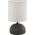 Lampa stołowa lampa stołowa Luci 14 x 23 cm E14 ceramiczna 40W ciemny brąz