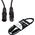 CABLE4ME kabel DMX 3Pin 1m przewód do świateł