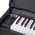V-TONE DP-88 BK czarne pianino cyfrowe ze statywem drewnianym