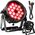 REFLEKTOR ZEWNĘTRZNY OŚWIETLENIE SCENICZNE LED RGBWA UV 18X12W IP65