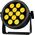 LIGHT4ME CREE ALU PENTA PAR 12 reflektor par efekt świetlny 12x15W RGBWA SMD LED 5w1