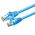 ZOY Kabel Sieciowy Ethernet Cat. 6a UTP CCA Niebieski 0,25m ZCR025B