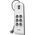 Belkin Πολύπριζο προστασίας από υπερτάσεις 650J, 6 υποδοχές Schuko, 2x USB-A, 2μ