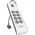 Belkin Πολύπριζο προστασίας από υπερτάσεις 900J, 8 υποδοχές Schuko, 2x USB-A, 2m